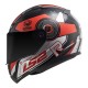 CAPACETE LS2 FF353 RAPID STRATUS PRETO COM VERMELHO