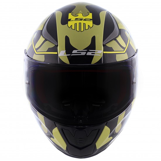 CAPACETE LS2 FF353 RAPID BRAVADO PRETO/ CAMUFLADO/ AMARELO