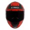 CAPACETE LS2 FF353 RAPID CROMO PRETO COM VERMELHO FOSCO