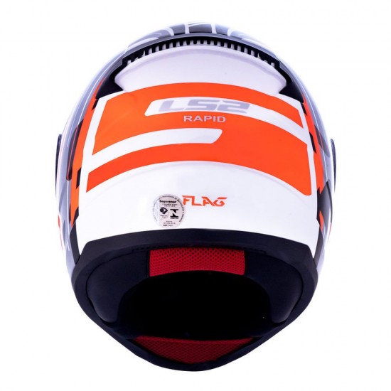 CAPACETE LS2 FF353 RAPID FLAG PRETO