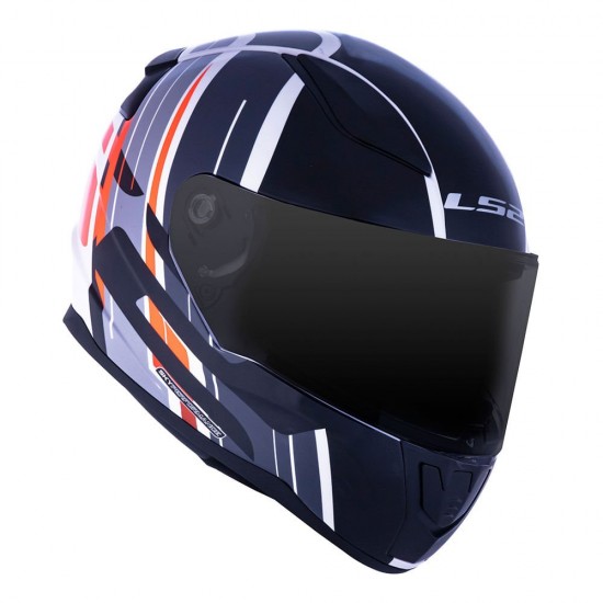 CAPACETE LS2 FF353 RAPID FLAG PRETO