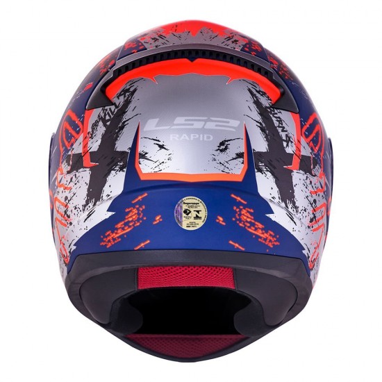 CAPACETE LS2 FF353 RAPID NAUGHTY AZUL