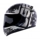 CAPACETE LS2 FF353 RAPID SPY PRETO/ PRATA