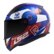 CAPACETE LS2 FF353 RAPID STRATUS AZUL COM VERMELHO