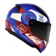 CAPACETE LS2 FF353 RAPID STRATUS AZUL COM VERMELHO