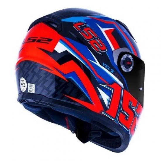 CAPACETE LS2 FF358 VELOXER LARANJA