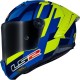 CAPACETE LS2 FF805 THUNDER C CARBON GAS AZUL AMARELO