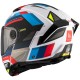 CAPACETE MT ATOM 2 SV BAST A0 BRANCO/AZUL/VERMELHO ESCAMOTEÁVEL 