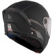 CAPACETE MT ATOM 2 SV SOLID A1 PRETO FOSCO ESCAMOTEÁVEL 