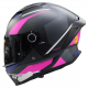 CAPACETE MT STINGER 2 CHEST C8 PRETO FOSCO COM ROSA