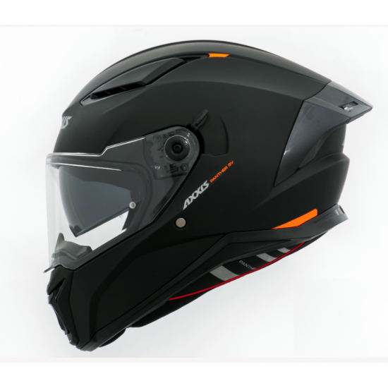 CAPACETE AXXIS PANTHER SV PRETO FOSCO ( COM VISEIRA SOLAR ) 