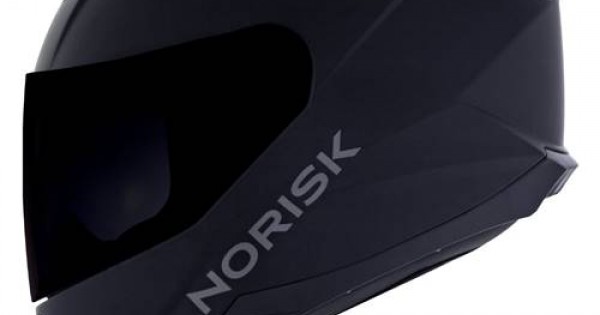 CAPACETE NORISK FF802 RAZOR PRETO FOSCO