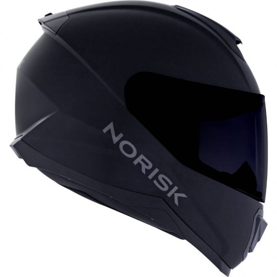 CAPACETE NORISK FF802 RAZOR  PRETO FOSCO 