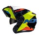 CAPACETE NORISK ARTICULADO FORCE QUANTUM PRETO AMARELO