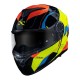 CAPACETE NORISK ARTICULADO FORCE QUANTUM PRETO AMARELO