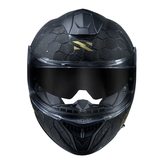 CAPACETE NORISK VIPER GT SNAKE CARBON DOURADO