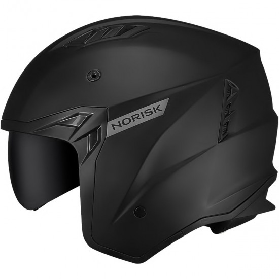 CAPACETE NORISK DARTH II MONOCOLOR PRETO FOSCO