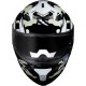 CAPACETE NORISK STRADA COMMANDO PRETO/BRANCO