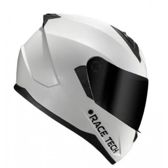 CAPACETE RACE TECH SECTOR MONOCOLOR BRANCO 