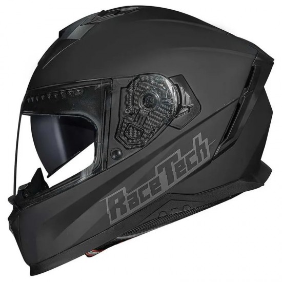 CAPACETE RACE TECH VOLT PRETO FOSCO COM VISEIRA SOLAR