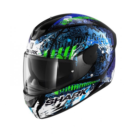 CAPACETE SHARK D-SKWAL 2 SWITCH RIDER KGB