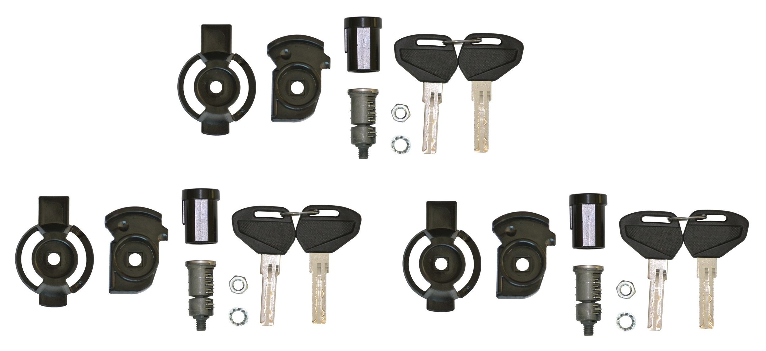 KIT CHAVE SECURITY LOCK TRÊS BAÚS - SL103 : DlM,TREKKER,TREKKER